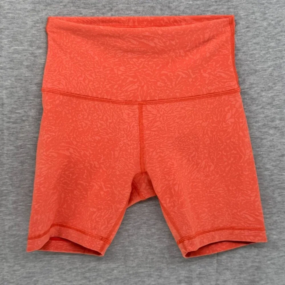 Lululemon Wunder Train High Rise Bike Short 6